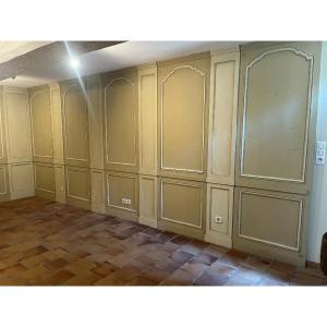 boiserie peinte époque XVIIIe siècle