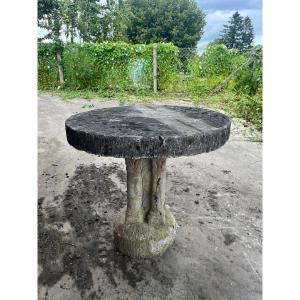 1950s Reconstituted Stone Garden Table