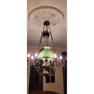 suspension ancienne en bronze fin XIXe siècle