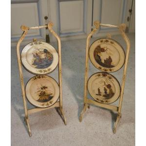 Pair Of Side Tables In Lacquered Wood