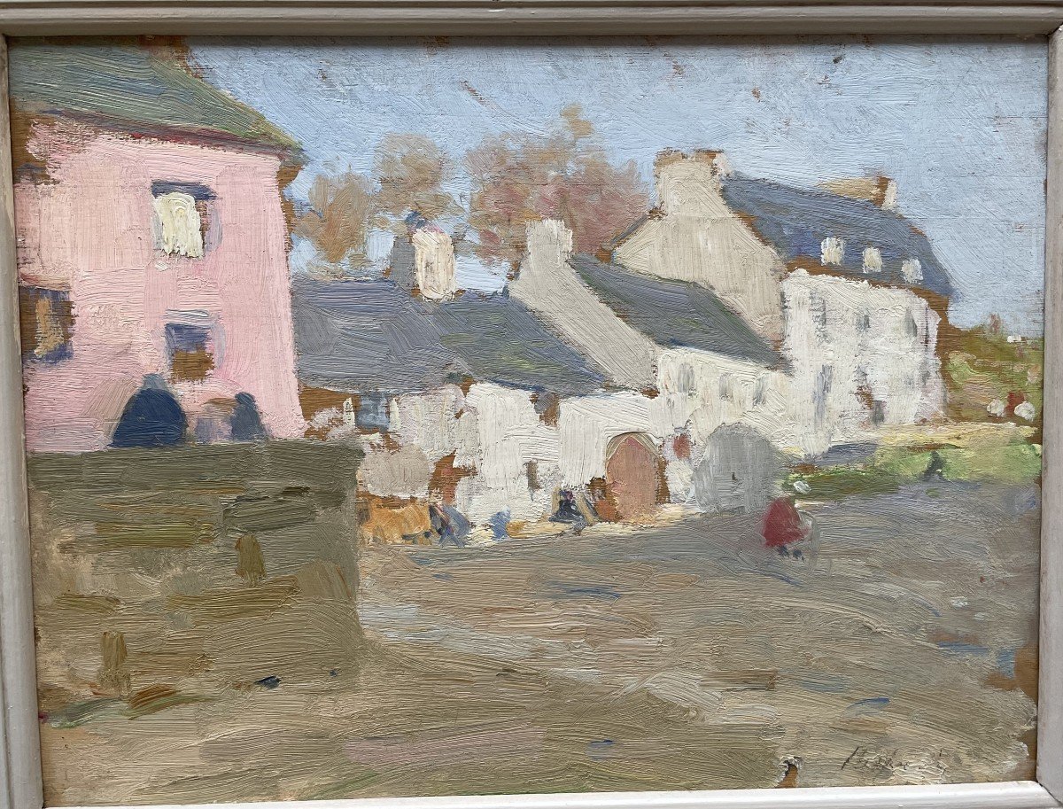 Proantic Oil On Panel By Gennaro Befani 18661937