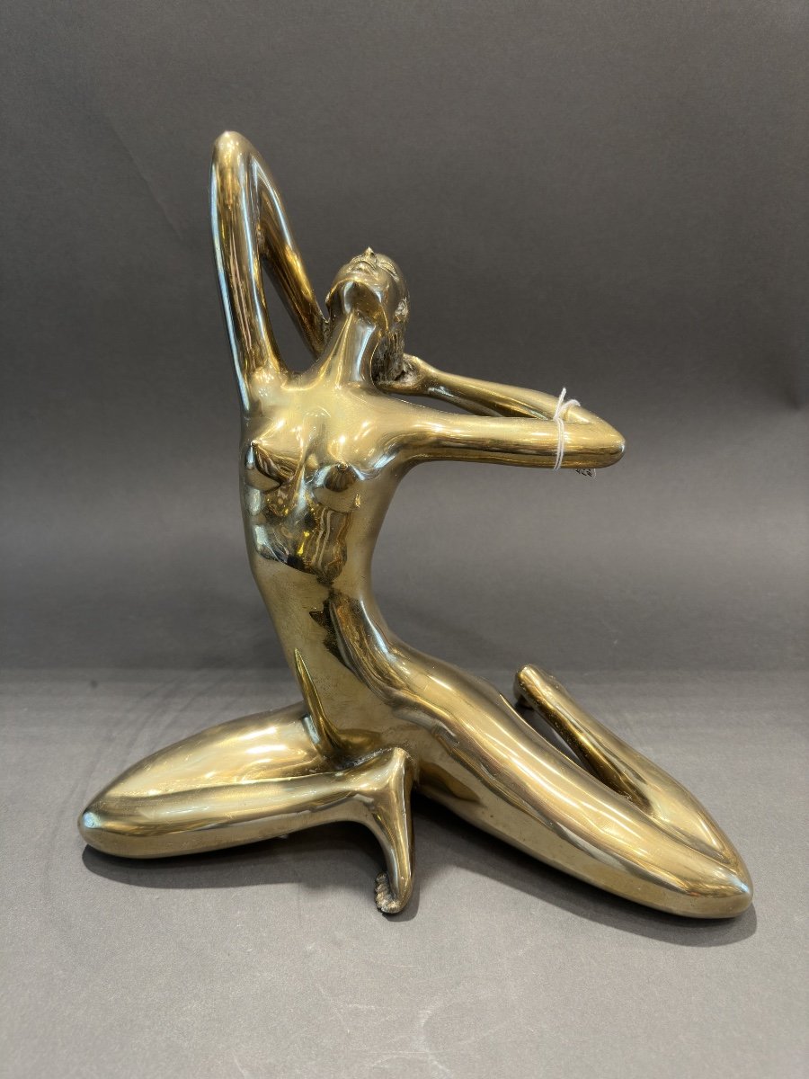 Sculpture Femme Nue En Bronze 