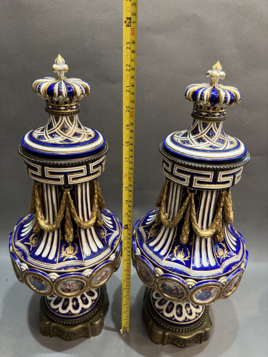 Pair Of Sèvres Porcelain Vases -photo-5