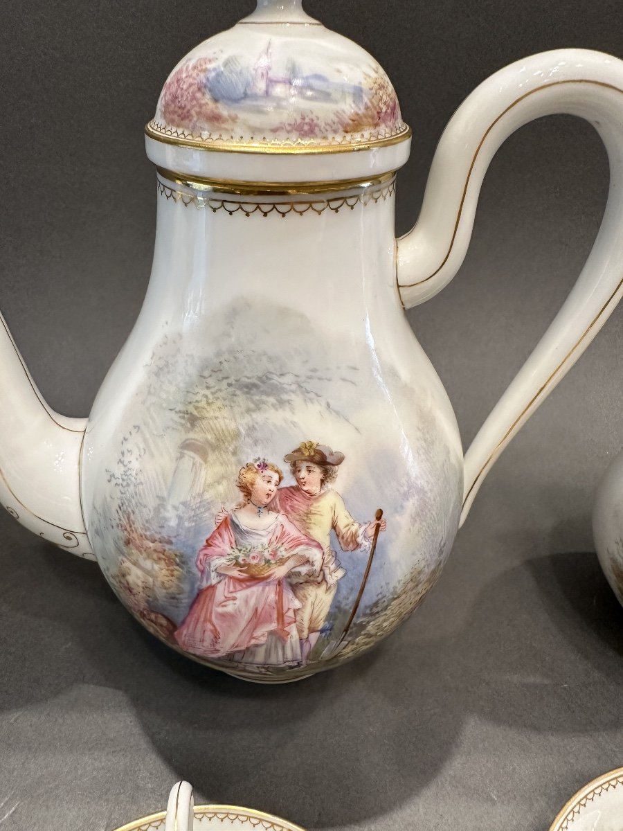 Sevres Porcelain Coffee And Tea Service -photo-5