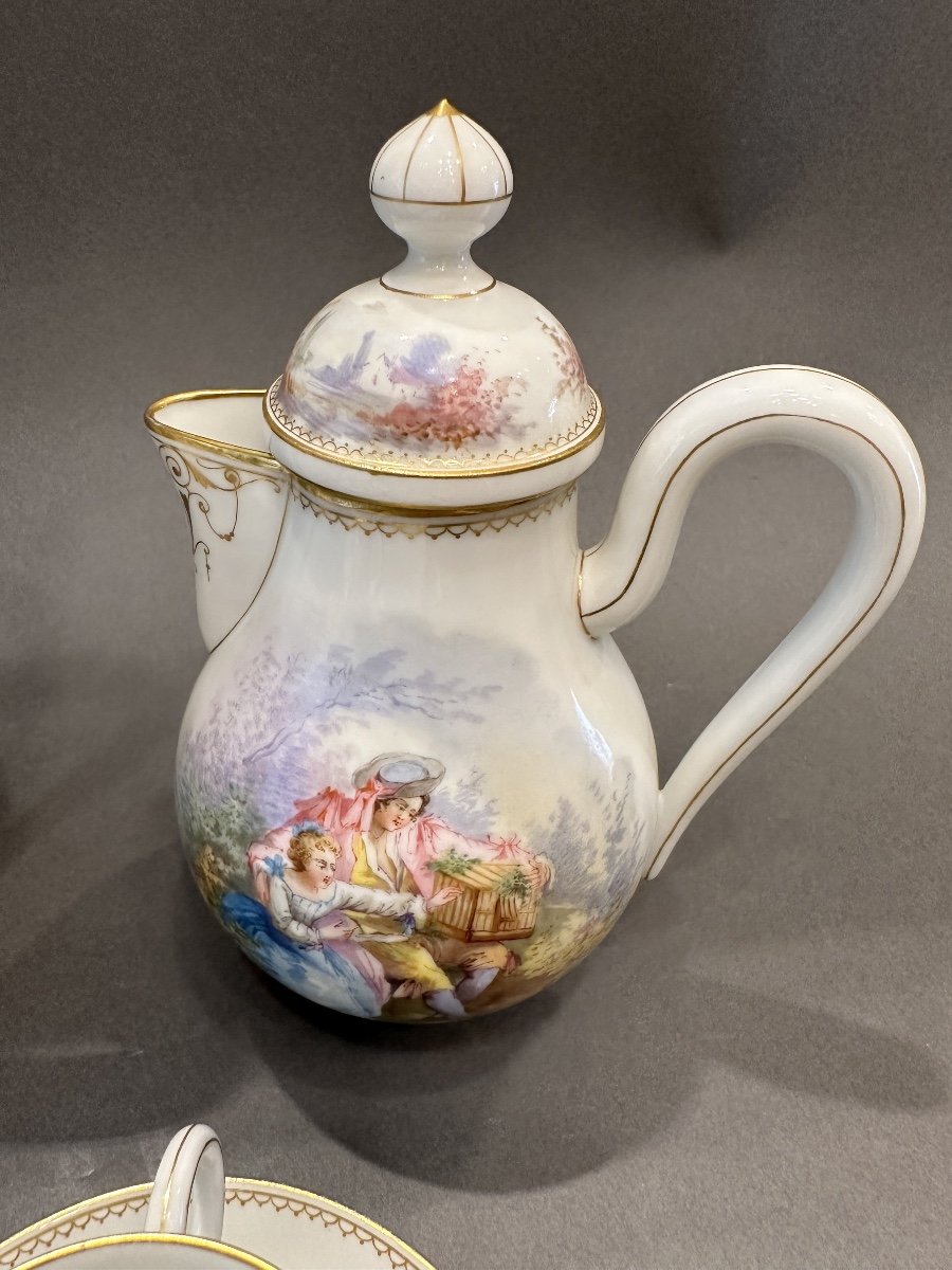 Sevres Porcelain Coffee And Tea Service -photo-7