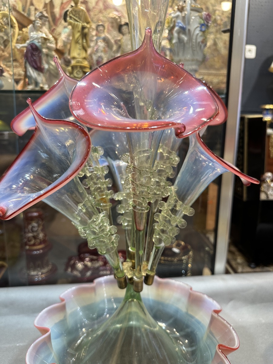  Murano Glass Centerpiece, Tulip Tree -photo-2
