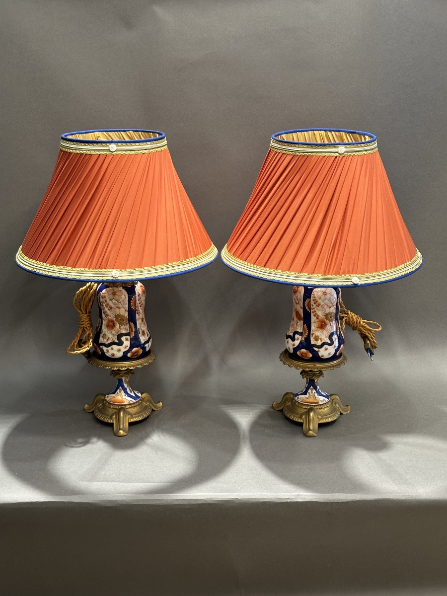 Pair Of Porcelain Lamps-photo-4
