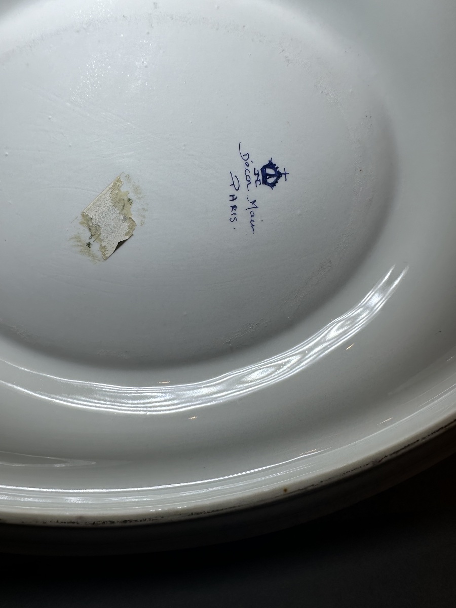 soupière couverte en porcelaine de Paris d’époque Empire – XIXᵉ siècle-photo-3