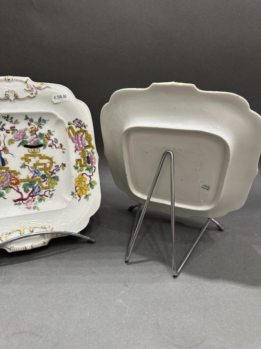 Pair Of Porcelain Serving Dishes – Chinese-style Design – Jp Brand-photo-1