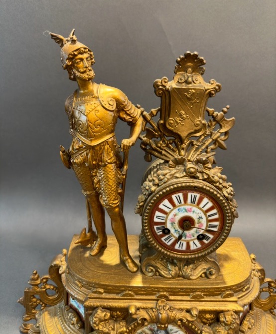 Antique Pendulum Clock – 40 × 38 Cm-photo-2