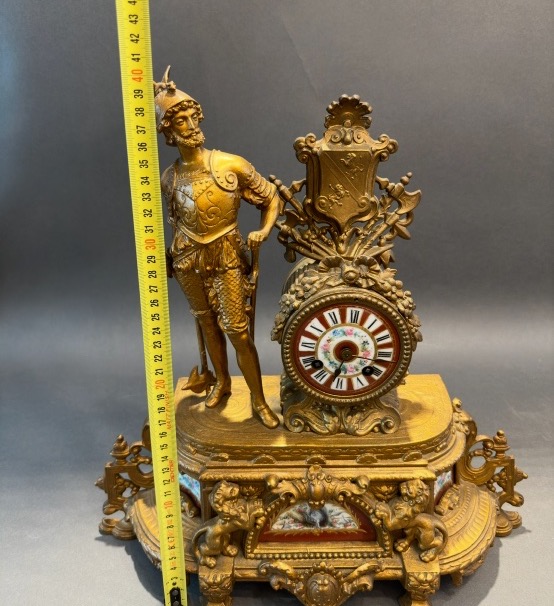 Antique Pendulum Clock – 40 × 38 Cm-photo-8