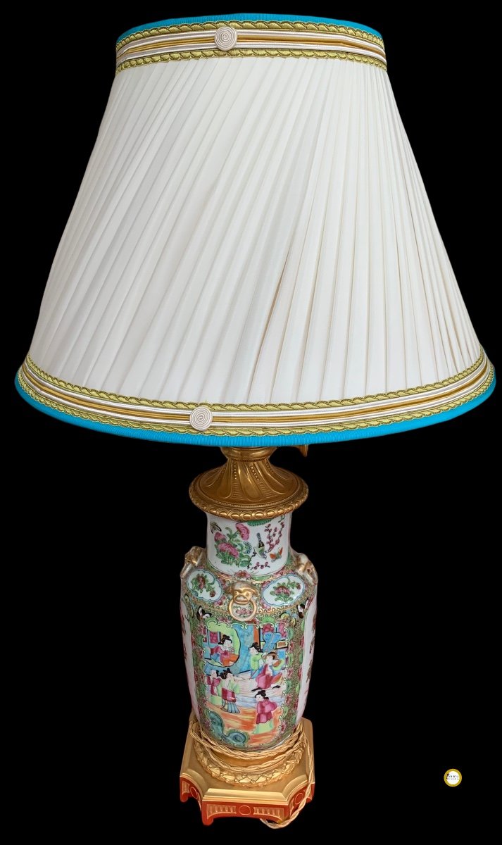 Paire De Lampes En Porcelaine -photo-2