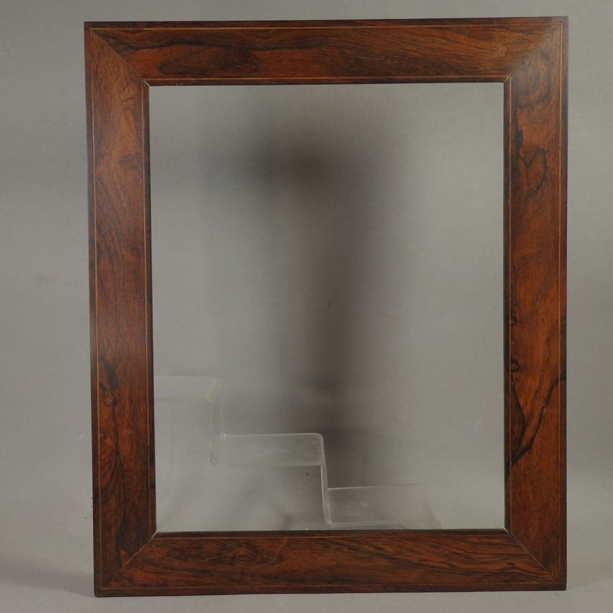 19th Century Frame Walnut Veneer And Rebate Net: 39.5 X 31.5 Cm