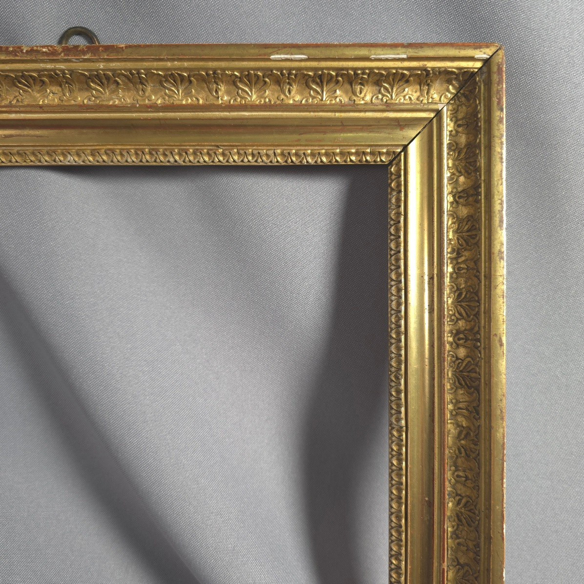 Mid 19th Century Frame Empire Style Rabbet: 26.5 X 32.5 Cm-photo-4