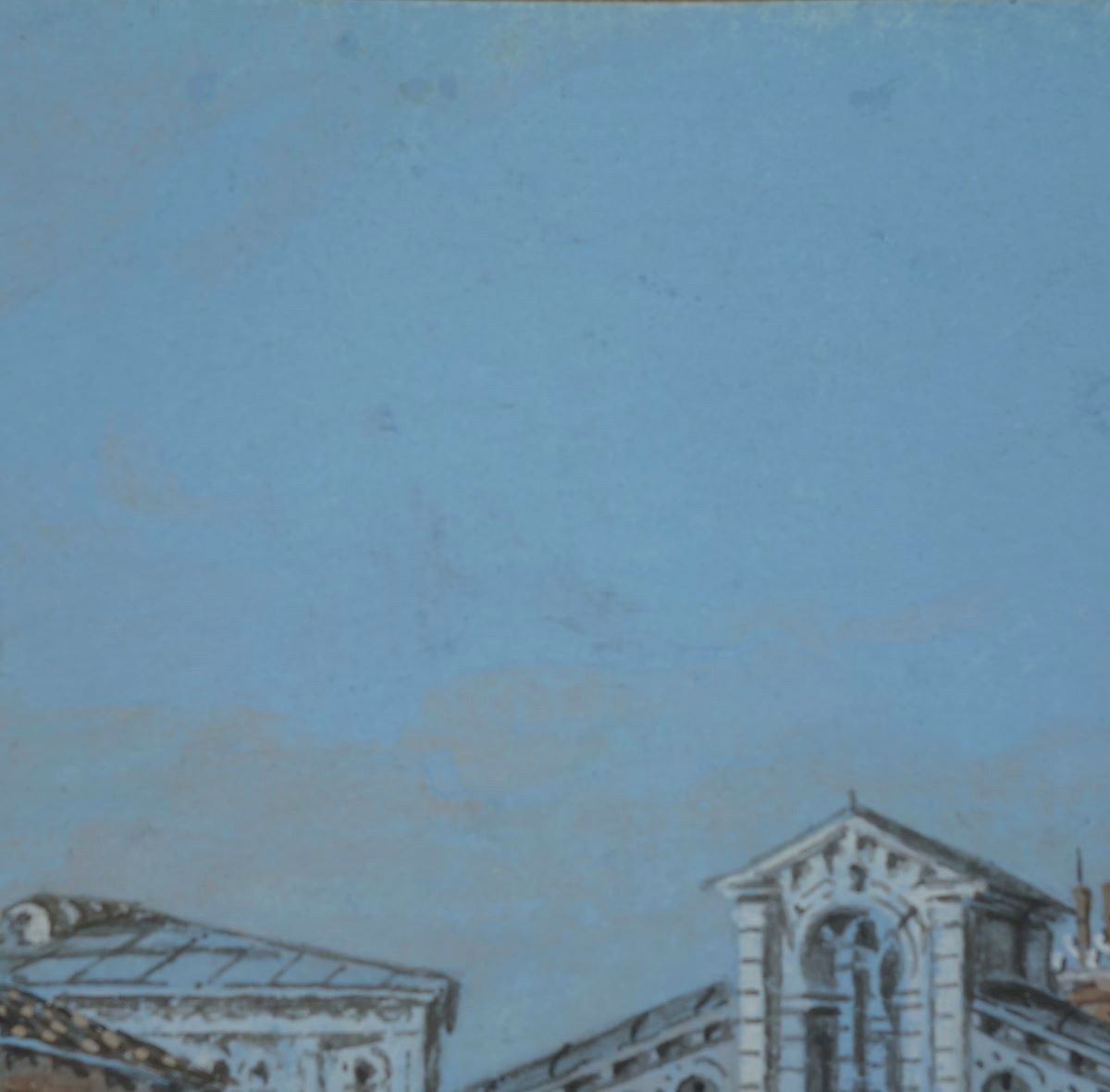 Giacomo Guardi (1764-1835) Ponte Del Rialto Venise Gouache XVIIIe  Feuille  13 X 22,4 Cm-photo-4