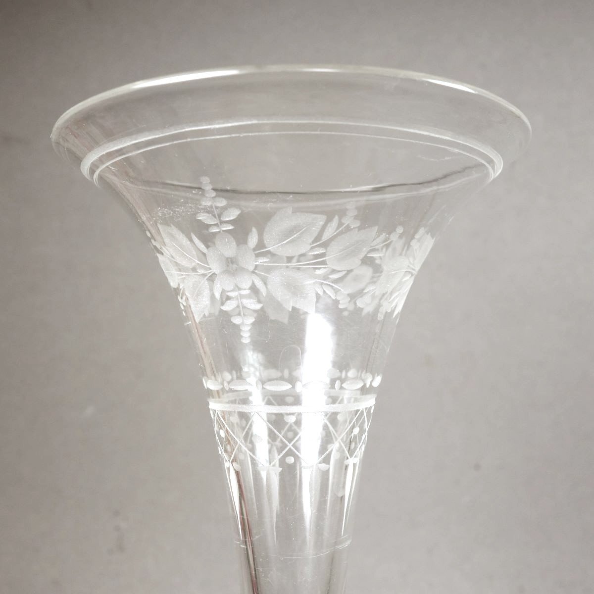 Vase Cornet Putti Et Dauphins Bronze Et Cristal Napoléon III -photo-1