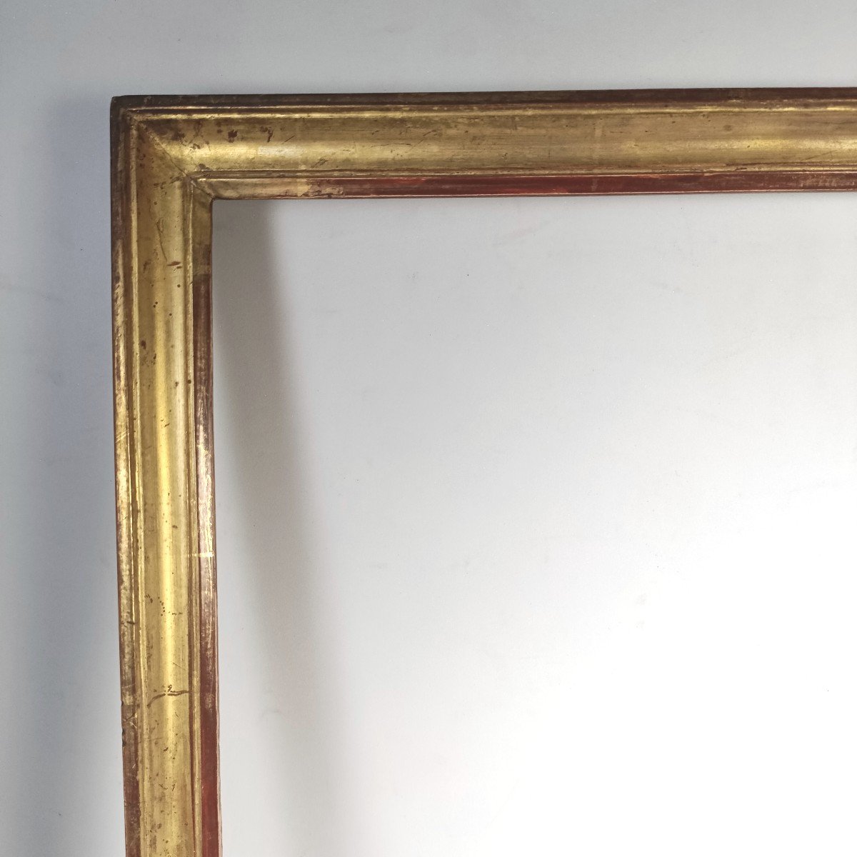 Cadre Baguette Fin XVIIIe Bois Doré Feuillure :  30,5 X 37,5 Cm-photo-2