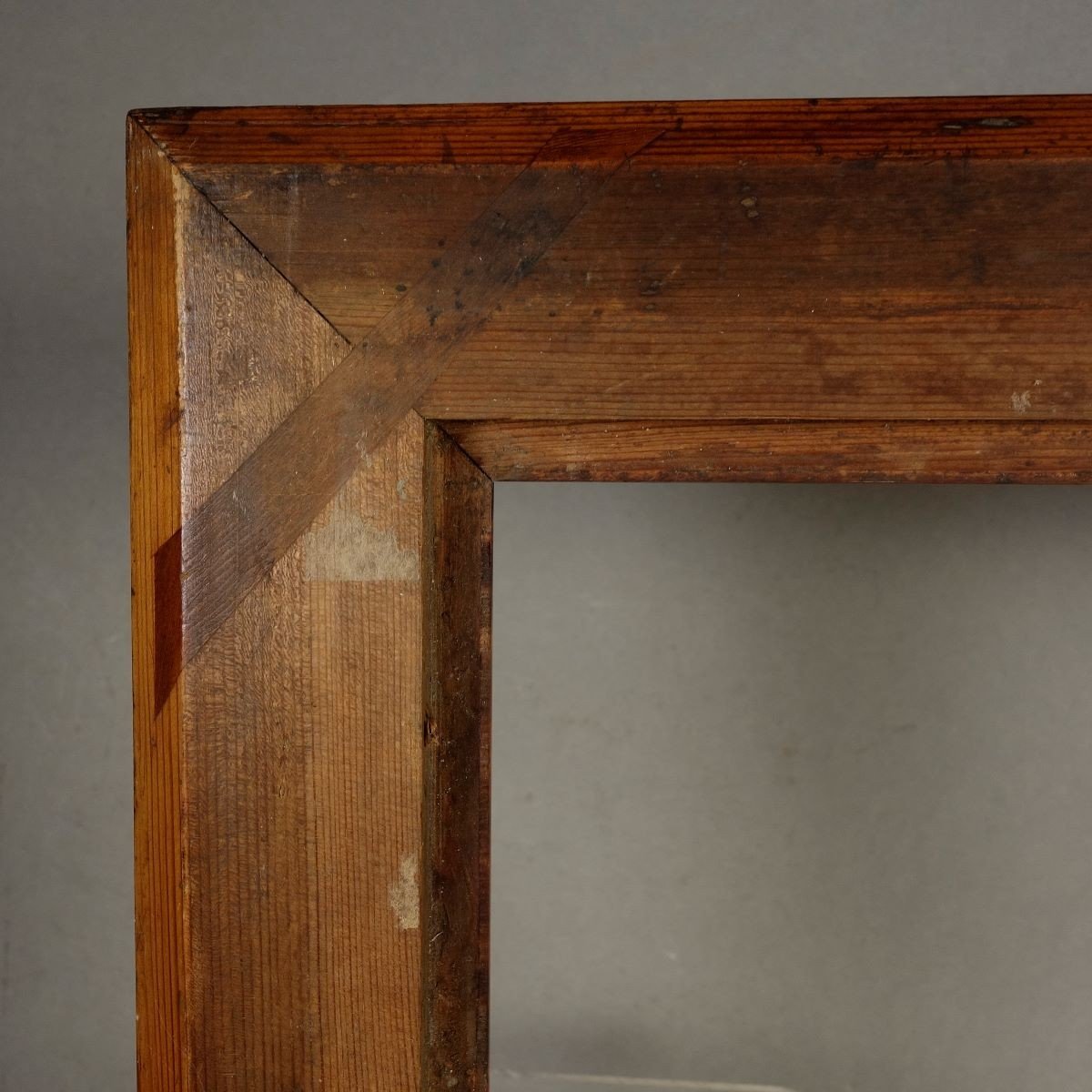Beautiful 19th Century Burl Walnut Frame And Rosewood Fillets Rebate: 34 X 28.5 Cm-photo-4
