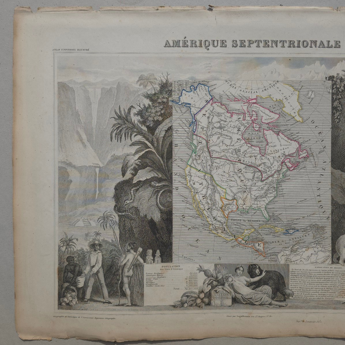Asie Carte Géographie 1854-photo-4