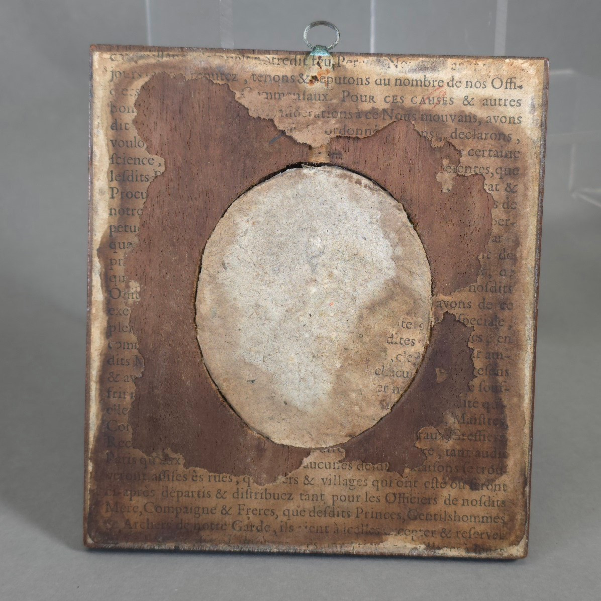20th Century Oval Photo Frame: 7 X 6 Cm-photo-2
