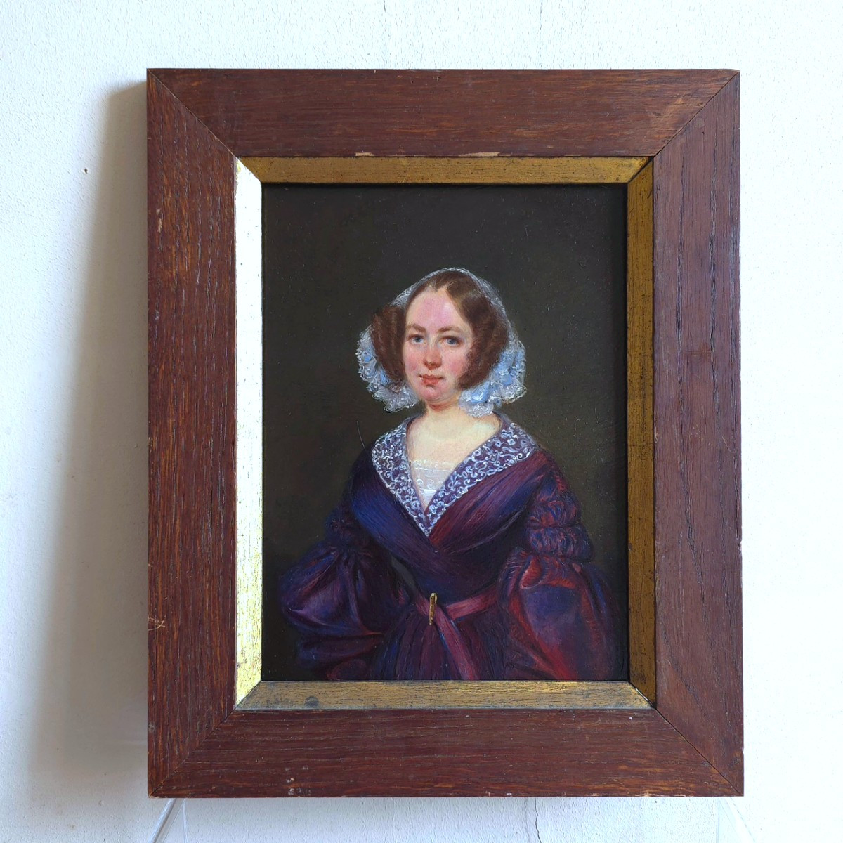 Portrait de femme XIXe 