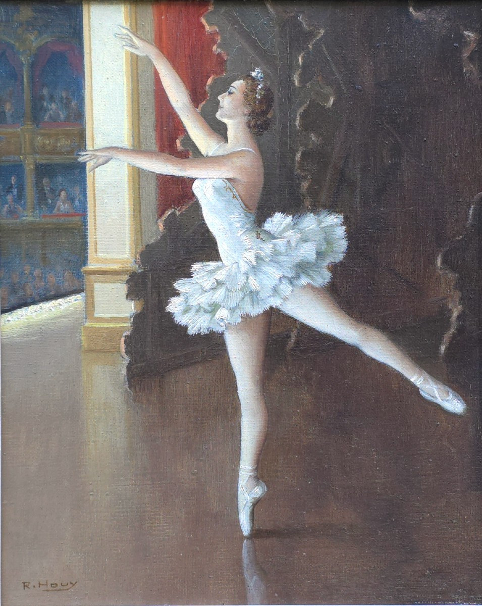 R.houy XXe Dancer At The Opera Circa 1930