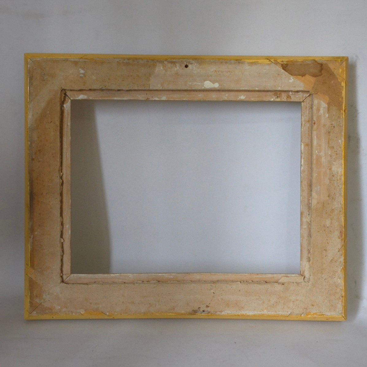 Empire Frame In Gilded  XIXe Ca 1800 Wood With Rebate: 22.5 X 29 Cm-photo-3