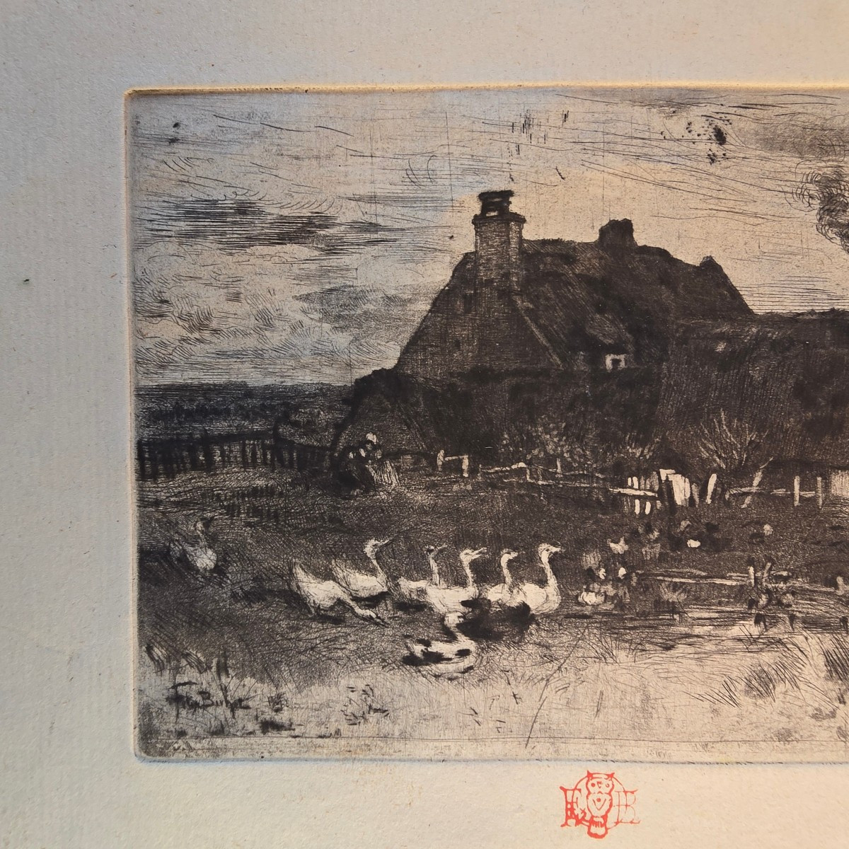 Félix Buhot (1847_1898) The Small Cottages 1878-photo-2