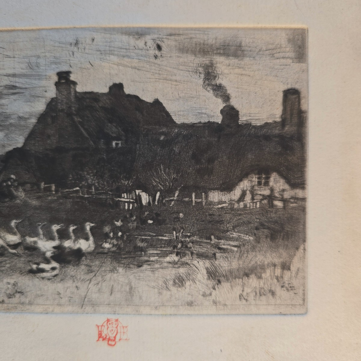 Félix Buhot (1847_1898) The Small Cottages 1878-photo-3