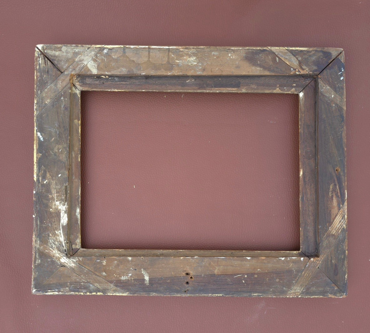 Louis XIII Style Frame, Rebate: 22 X 30 Cm, 18th Century-photo-4