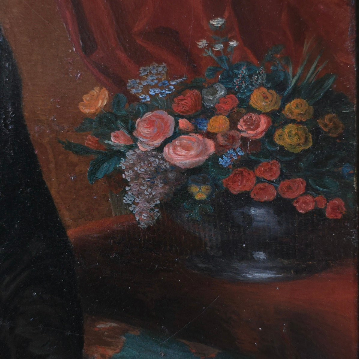 Portrait Of A Woman, 19th Century, French School, 27 X 35.5 Cm-photo-4