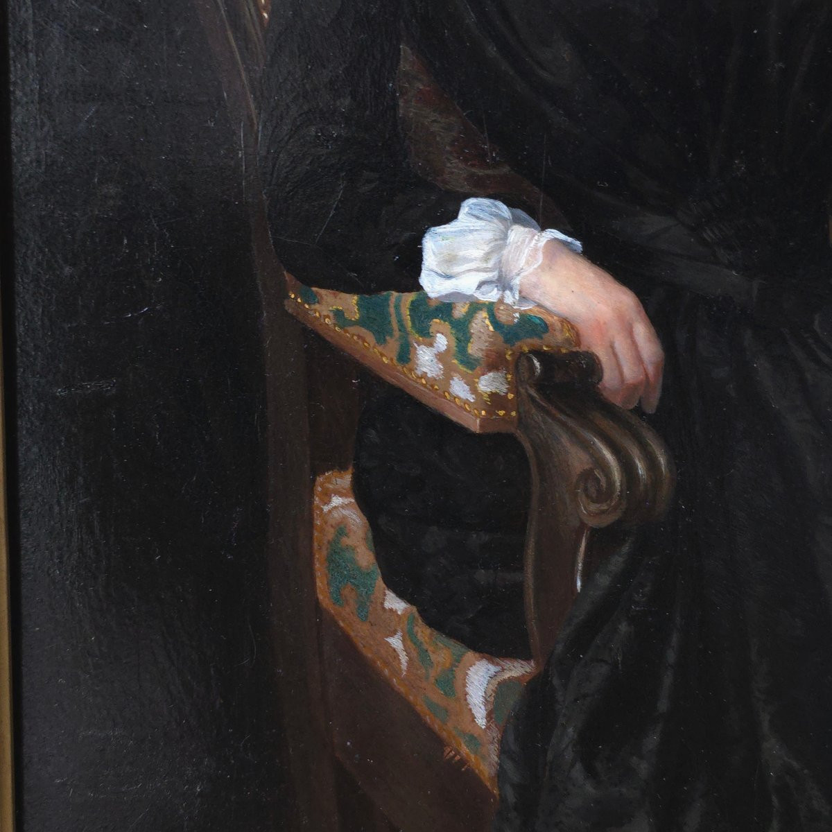 Portrait Of A Woman, 19th Century, French School, 27 X 35.5 Cm-photo-2