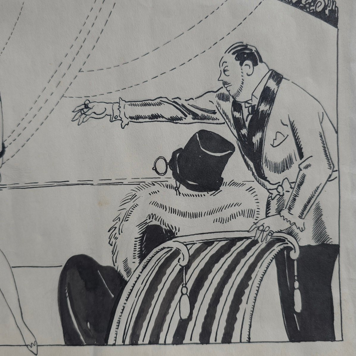 Raymond Pallier (1888- 1948) La robe pour cet été dessin de presse Art_Déco-photo-4