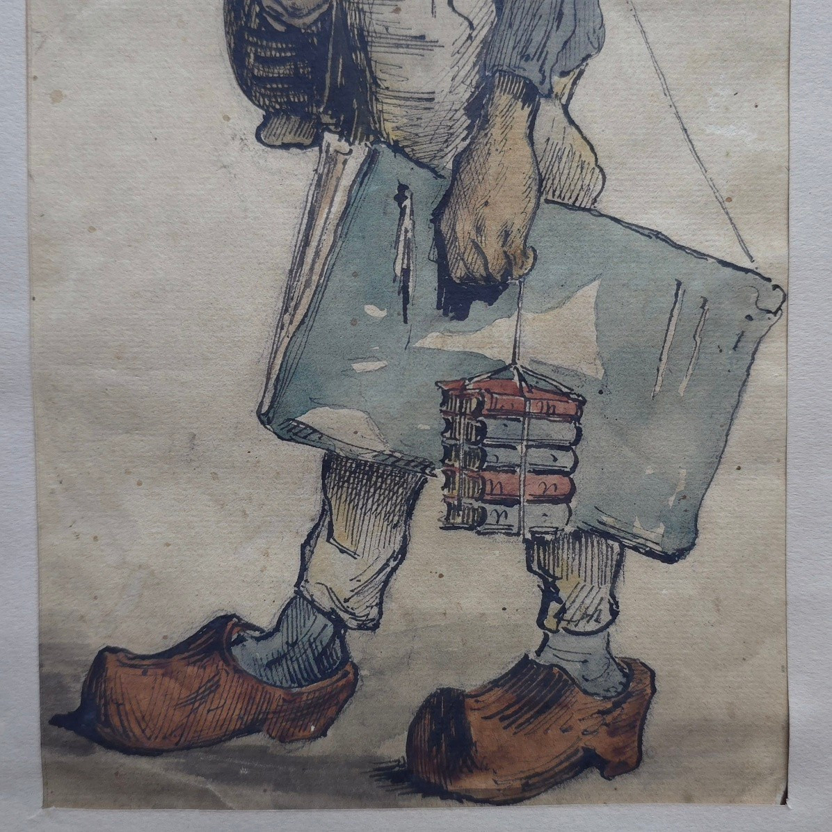 ROUBAUD Benjamin (Roquevaire 1811 - Alger 1847) attribué à caricature Charivari comédien Hyacin-photo-4