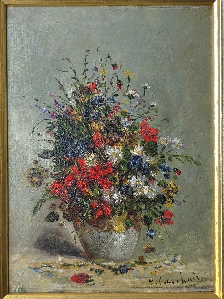 Eugène Henri Cauchois Bouquet de fleurs