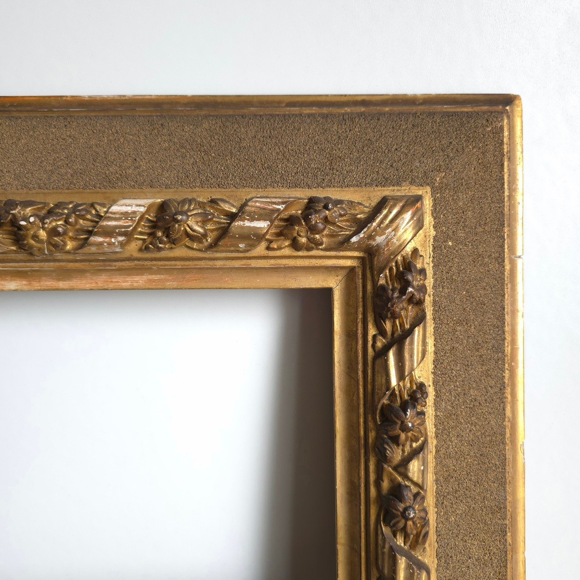 Cadre Napoléon III feuillure : 28,5 x 19,4 cm-photo-3