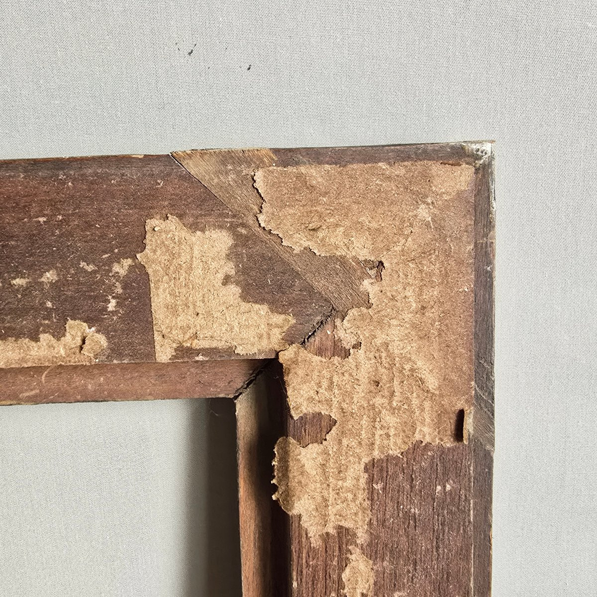 19th Century Carved Wooden Frame In The Louis XVI Style, Rabbet: 29.5 X 38 Cm-photo-3