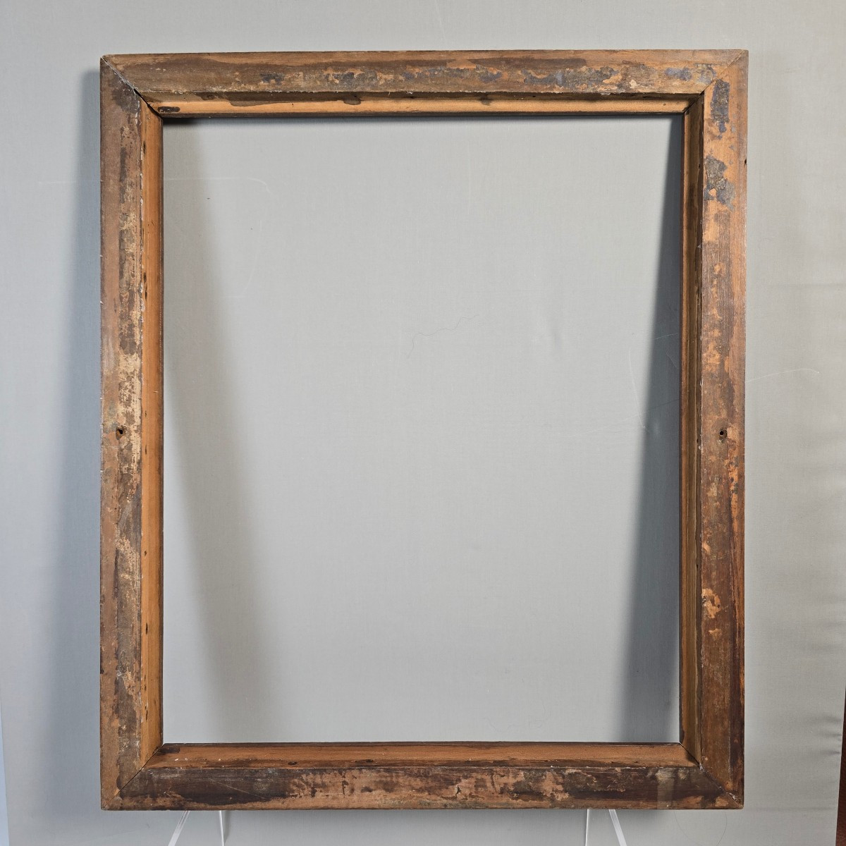 Cadre 1900  décor palmettes bois feuillure : 42,5 x 35 cm-photo-4