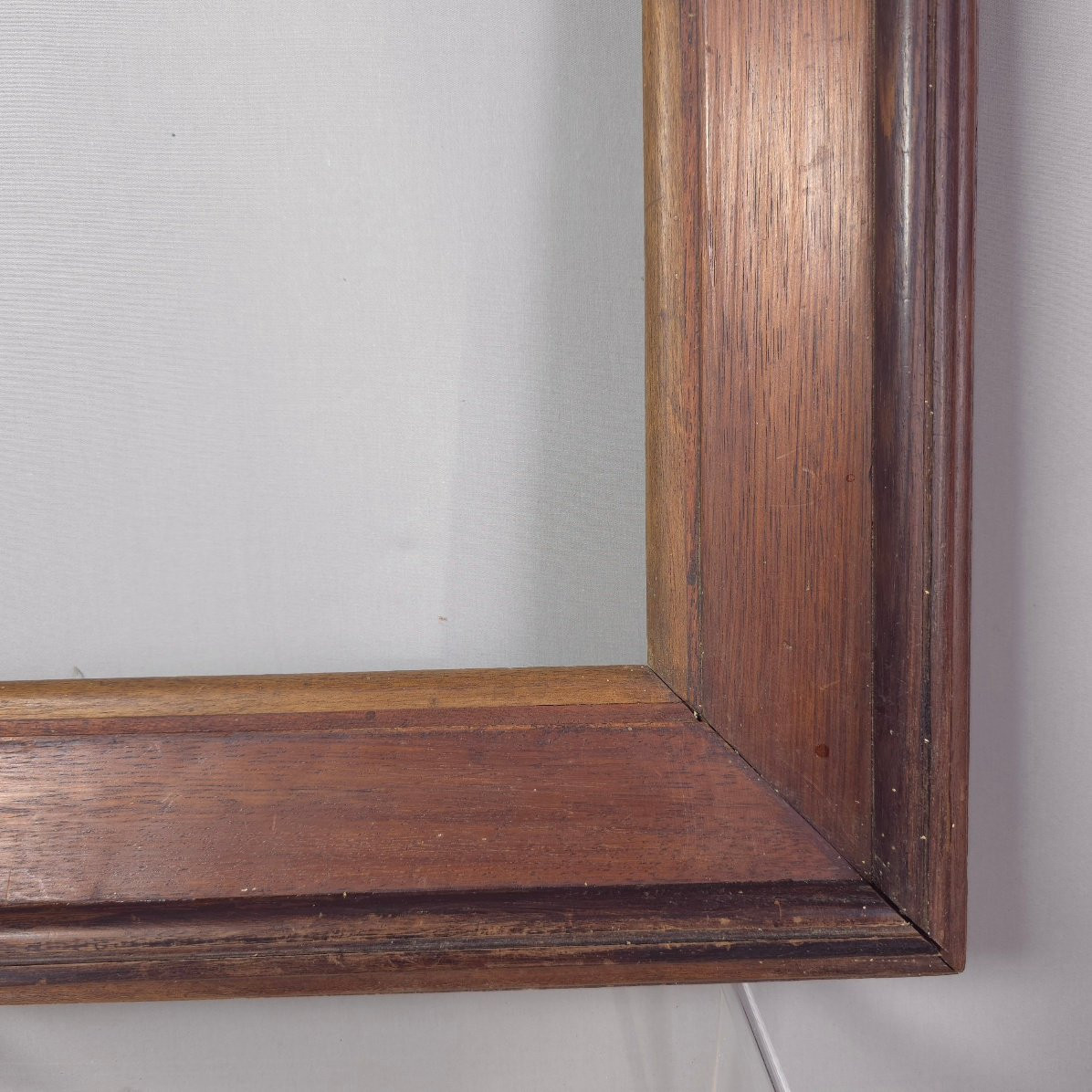Cadre XIXe chêne feuillure : 31 x 25 cm-photo-2