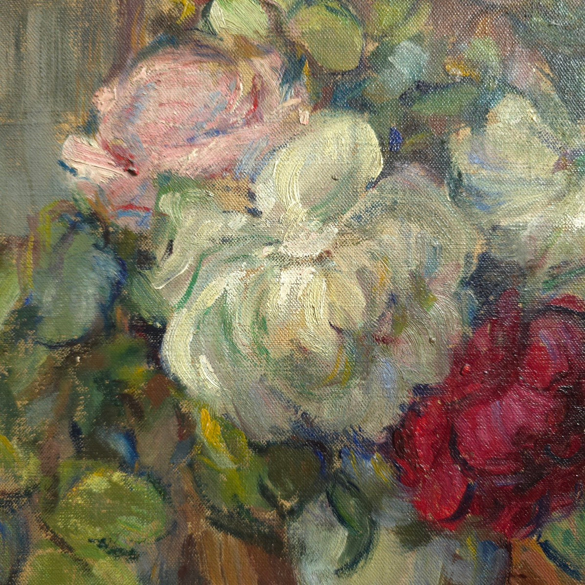 Armand Guillaumin (fils1891-1957) Bouquet de fleurs 1949 Post impressionnisme-photo-4