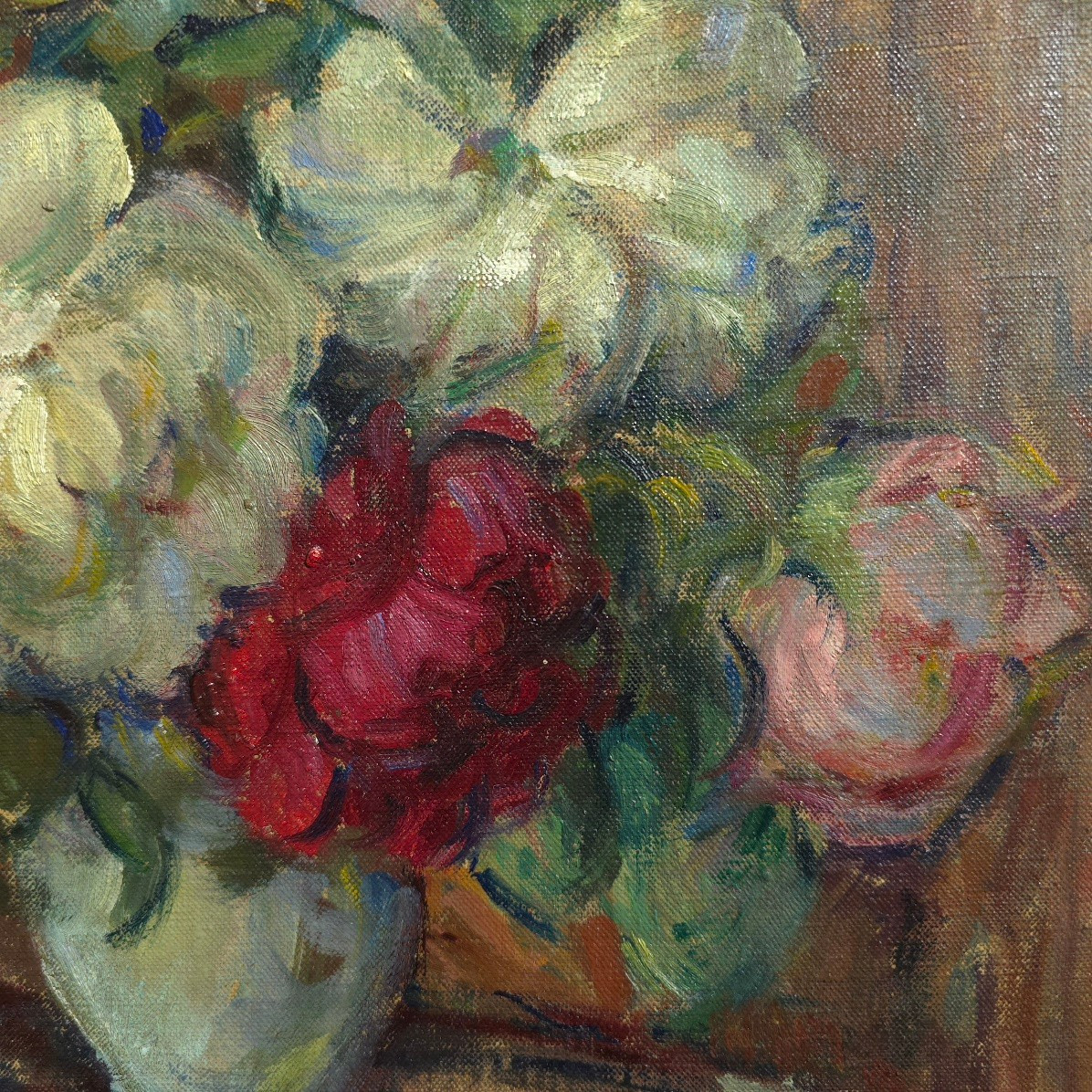 Armand Guillaumin (fils1891-1957) Bouquet de fleurs 1949 Post impressionnisme-photo-3