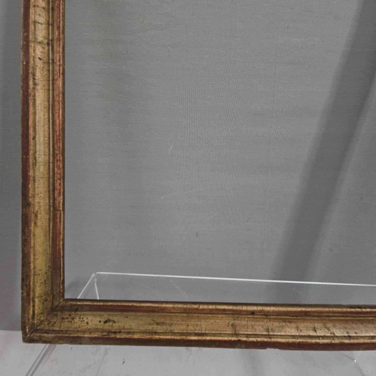 Cadre baguette bois doré fin XVIIIe feuillure : 33,5 x 25 cm-photo-4