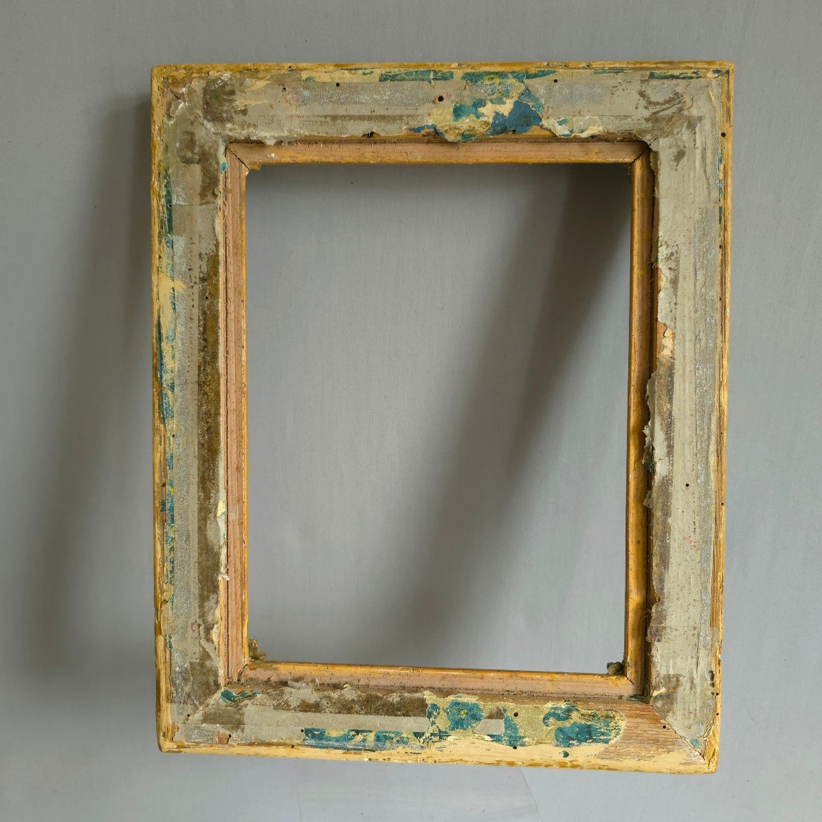 Petit cadre doré Napoléon III feuillure : 24 x 18 ,5 cm-photo-2