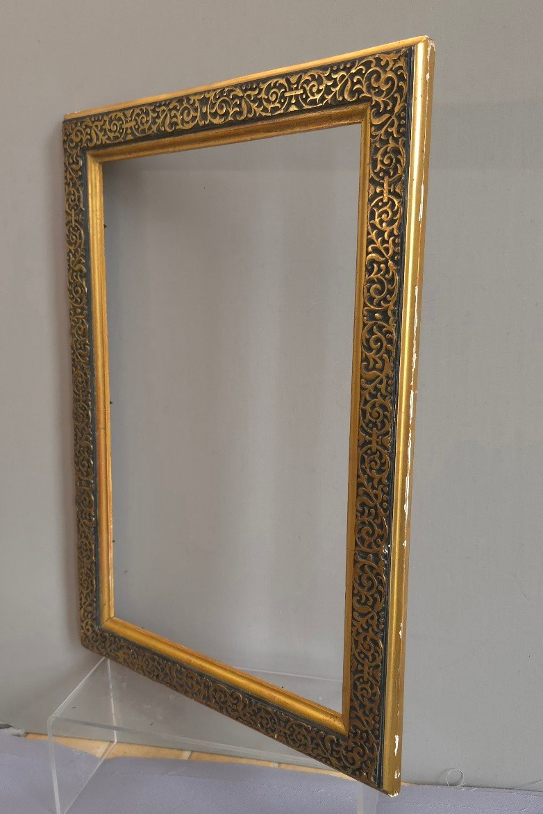 Cadre Napoléon III feuillure : 39 x 24,5 cm-photo-2