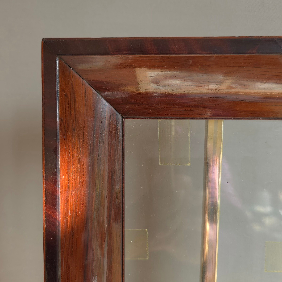 Petit cadre XIXe palissandre feuillure : 18 x 12 cm-photo-2