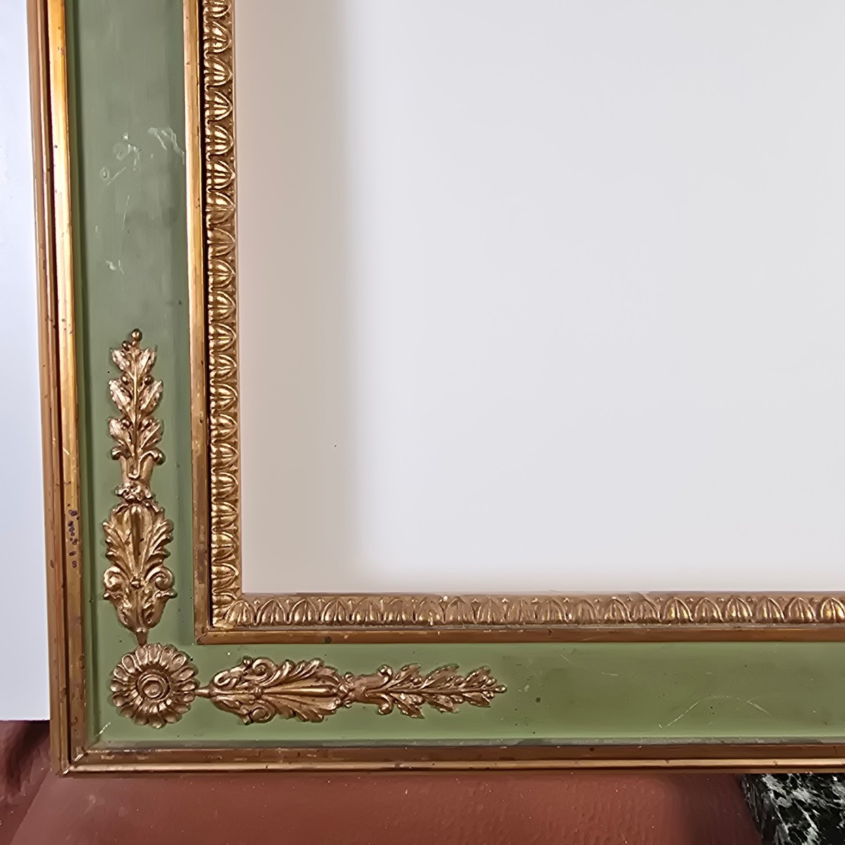 Early 20th Century Empire Style Frame, Rabbet: 44 X 51 Cm-photo-4