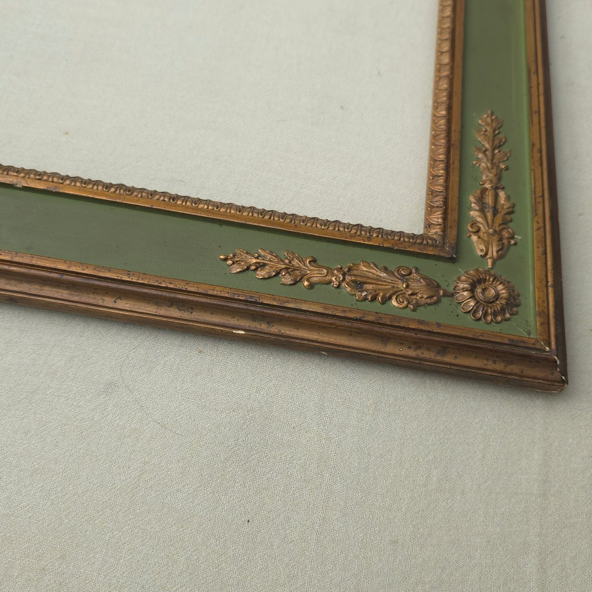 Early 20th Century Empire Style Frame, Rabbet: 44 X 51 Cm-photo-2