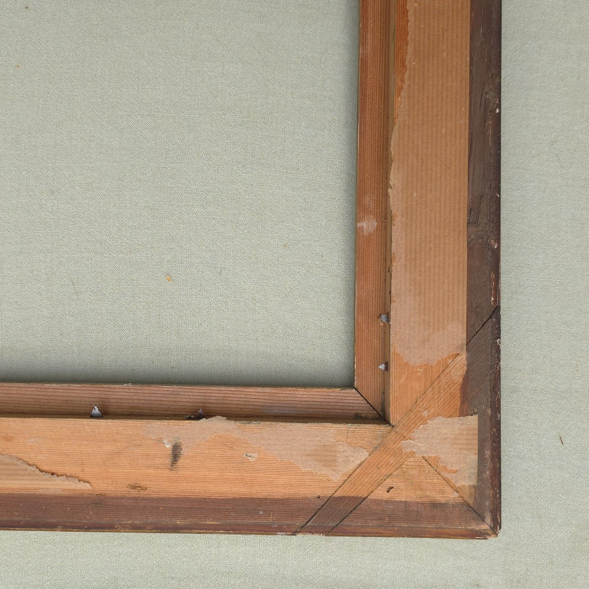 Early 20th Century Empire Style Frame, Rabbet: 44 X 51 Cm-photo-4