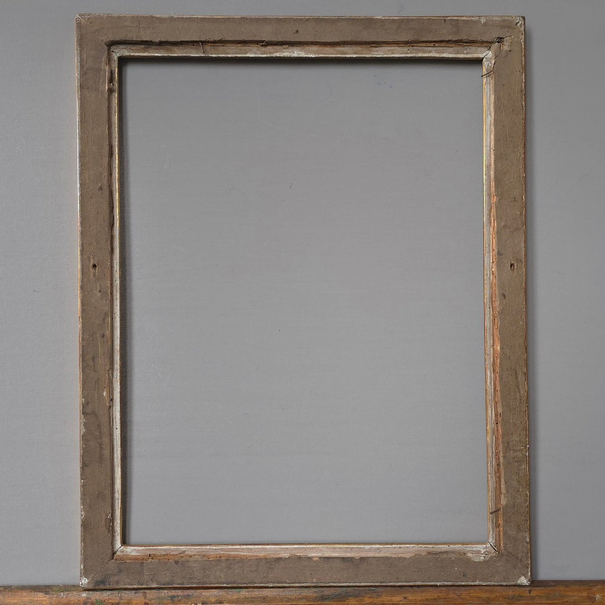  Cadre XIXe noir et dorure or feuillure : 44 x 32,8 cm Vue:42 x 31,4 cm Largeur : 3,5 cm-photo-6