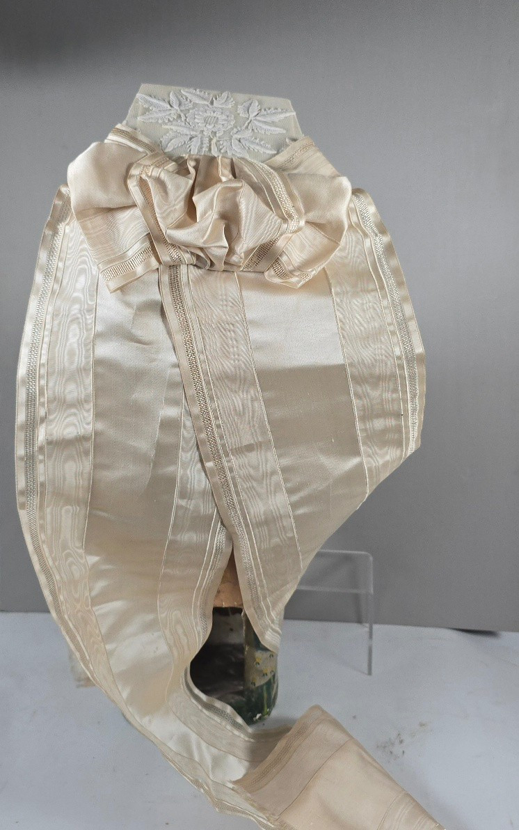 Ménigoute Headdress 19th Century Deux Sèvres Embroidered Tulle-photo-6